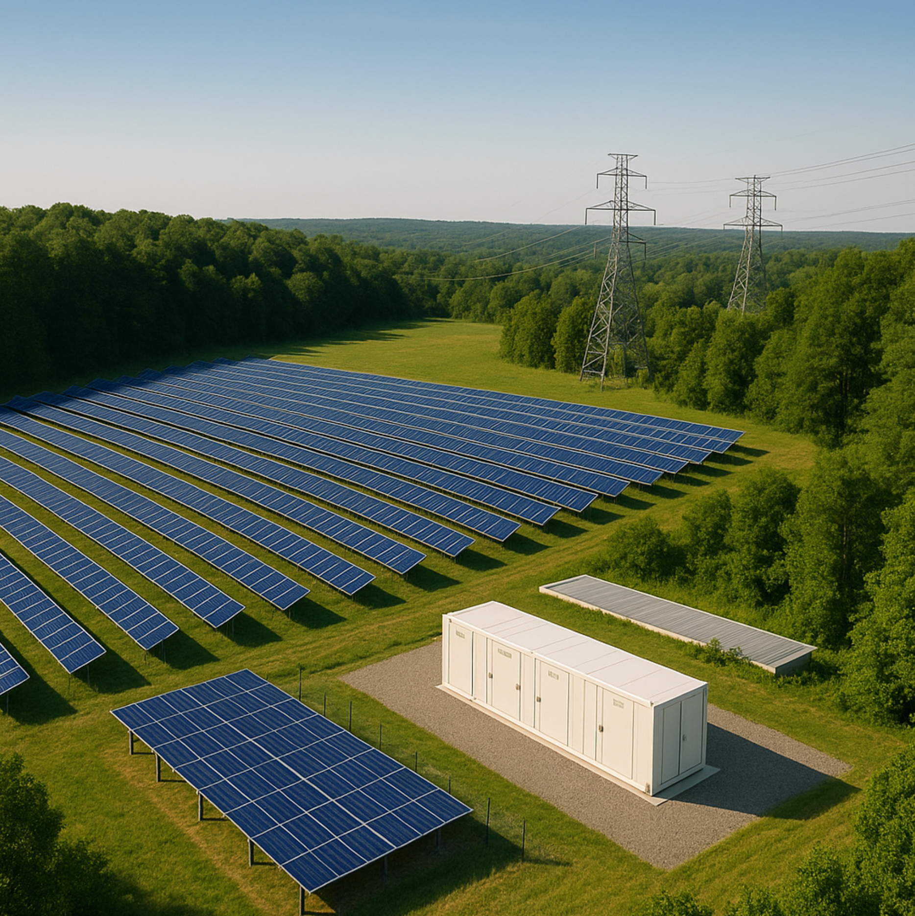 Farma OZE z magazynem energii